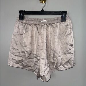 American Vintage satin sleep shorts